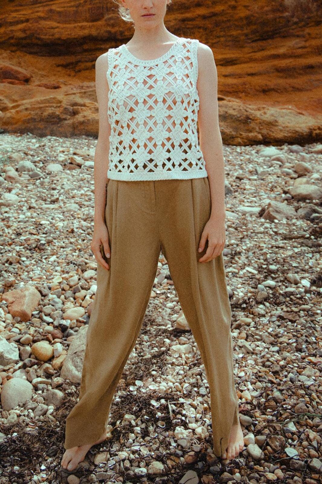 Vila Visally 7/8 Paperback Trouser/Rou