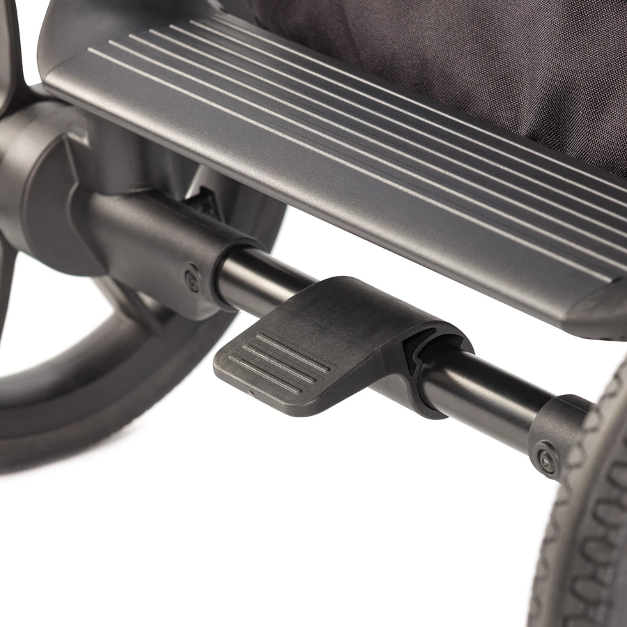 babyGO Geschwisterwagen Duo Mega Ultra Set Grey