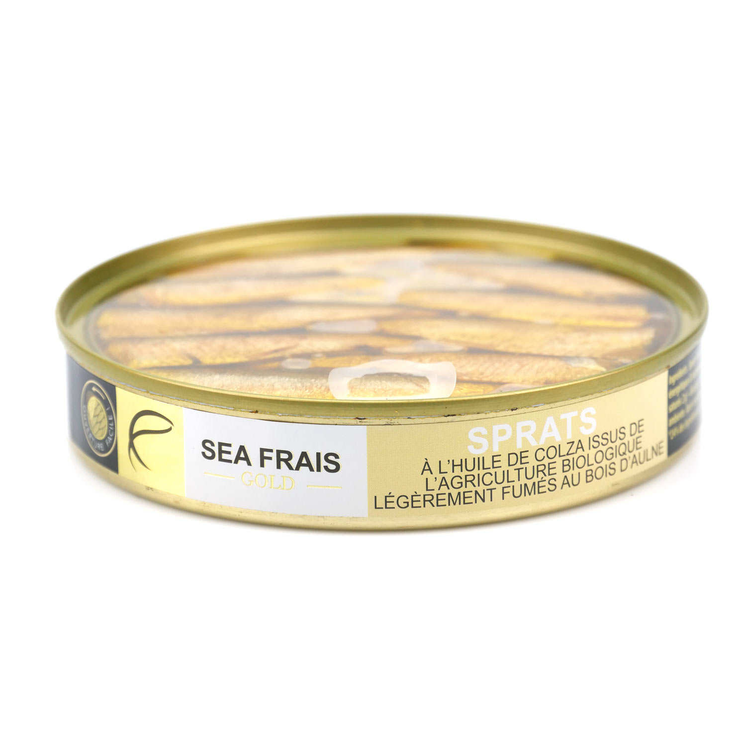 Sprats fumés à l'huile de colza bio