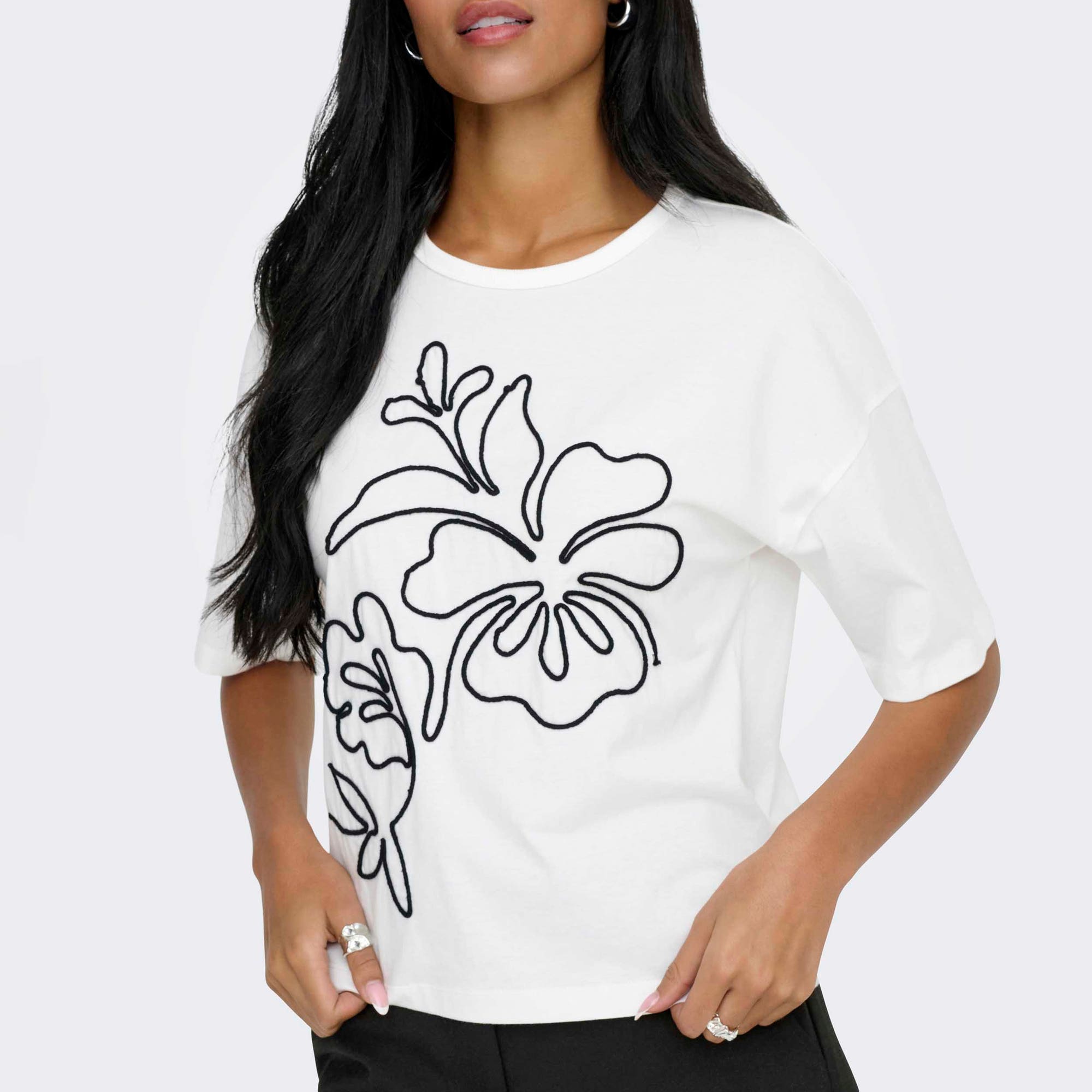 Top Femme blanc