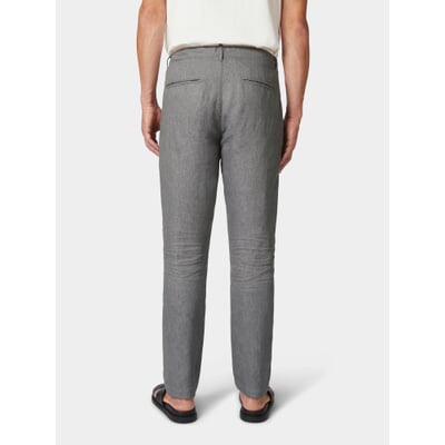 Herren-Leinenhose, Graumelange