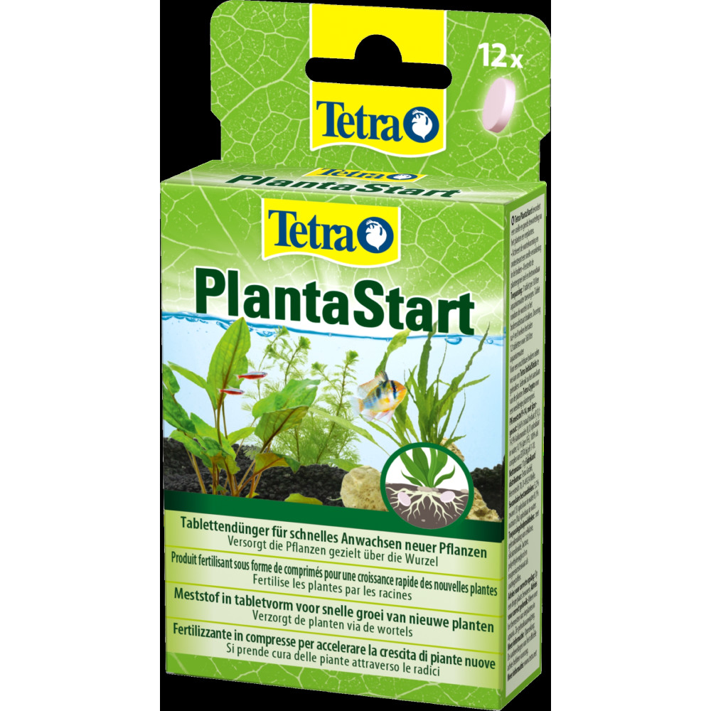 Plantastart fertilisant pour plantes d'aquarium 12 comprimés
