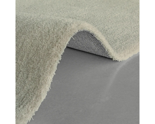 Vloerkleed Shaggy Wellness zilver 80x150 cm