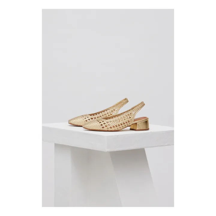 Souliers Martinez Sandales Nova Tarragona | Doré
