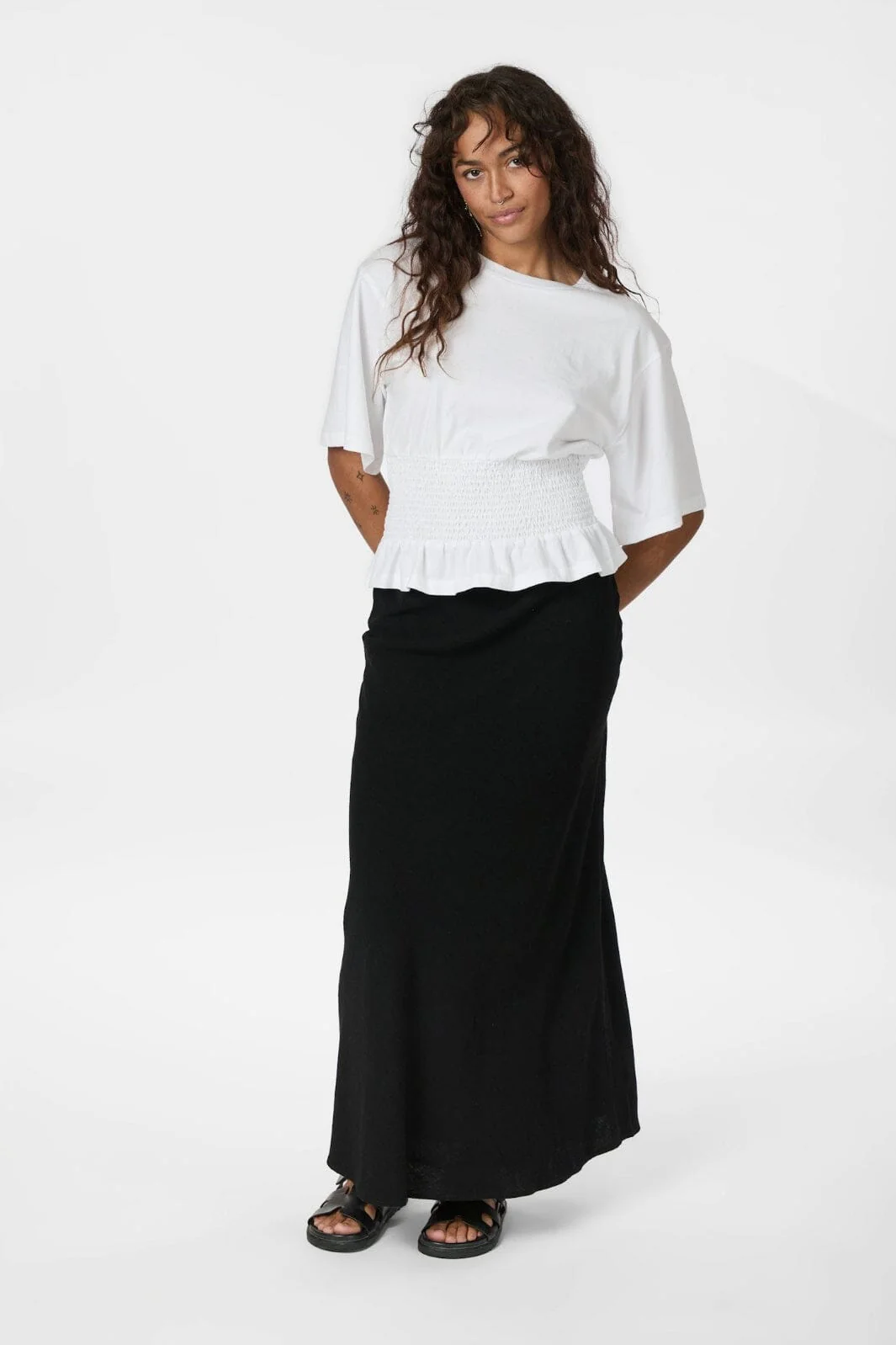 Neo Noir Dray Boxy Smock Tee 165720