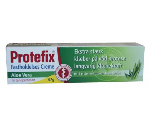 Protefix fastholdelses creme aloe vera - 47 gr