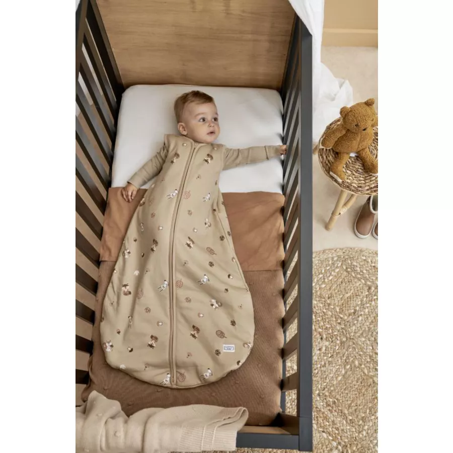 MEYCO Winterschlafsack rund Forest Animal Sand