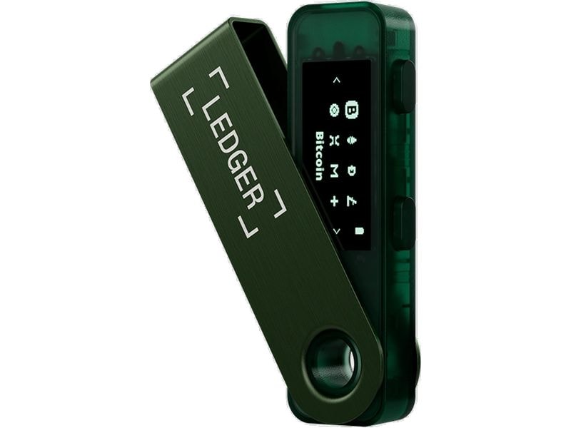 Ledger Nano S Plus Emerald Green Crypto-Hardware-Wallet zum Kaufen, Verwalten und Vermehren digitaler Vermögenswerte