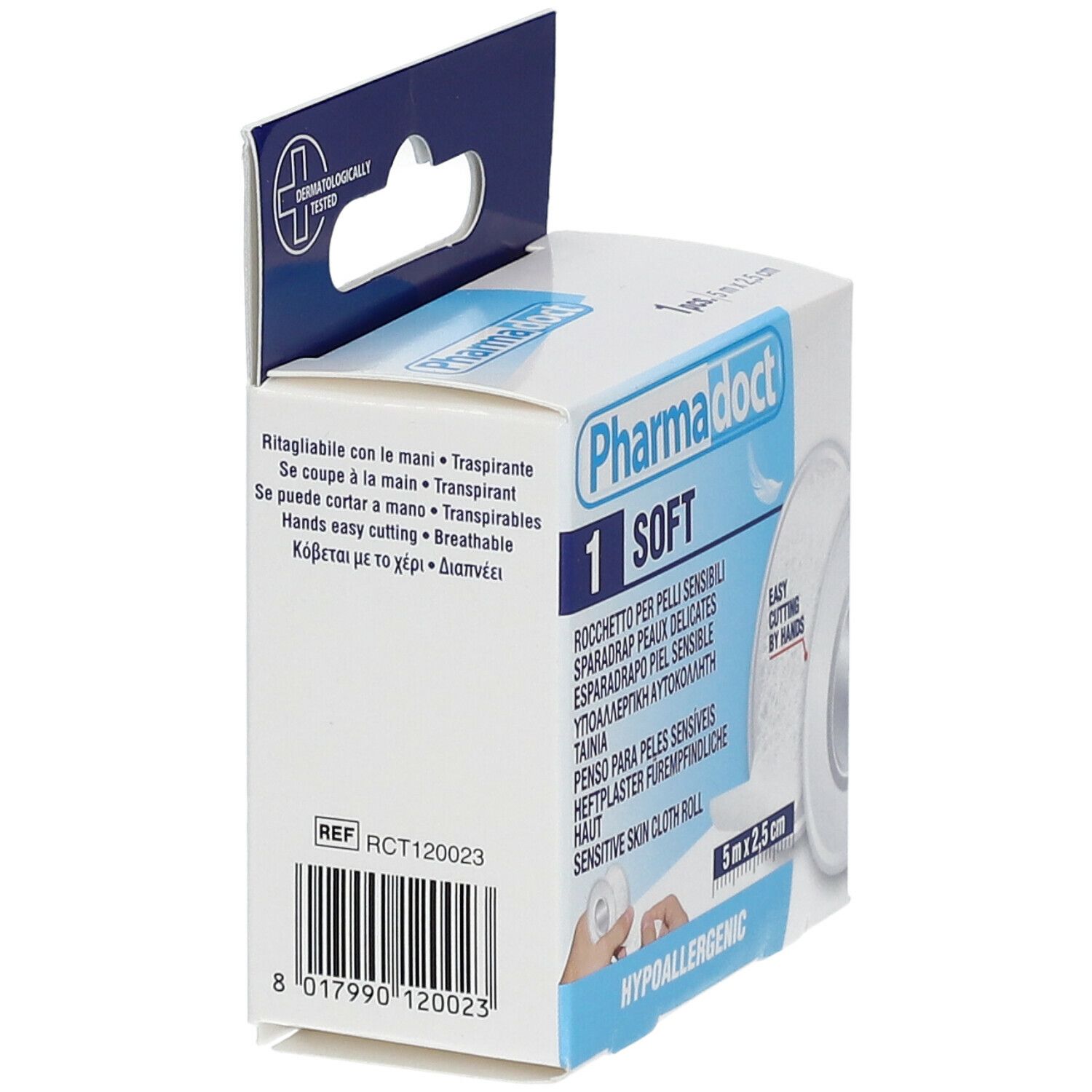 Pharmadoct Heftpflaster hyperallergisch 5 m x 2,5 cm