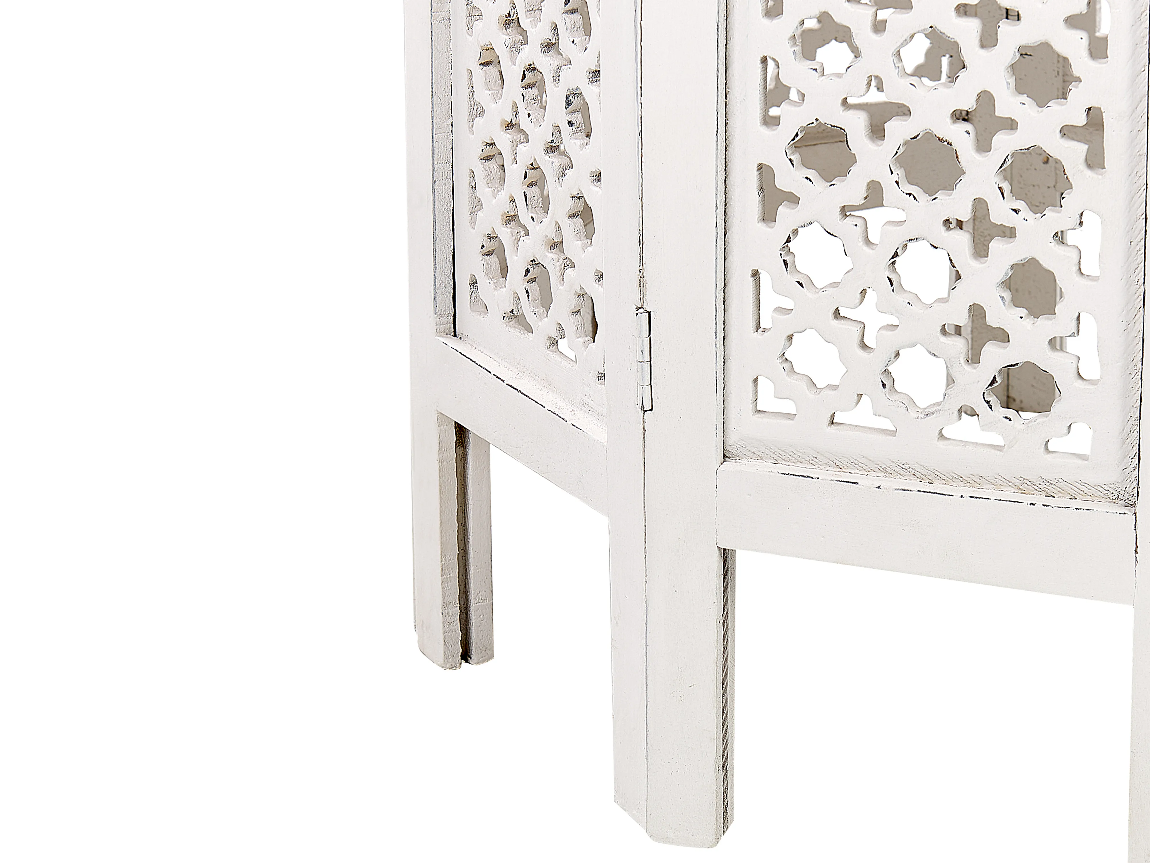 Bijzettafel ELARA Mangohout Wit