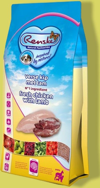 Renske - Super Premium Puppy Kip Lam Hondenvoer