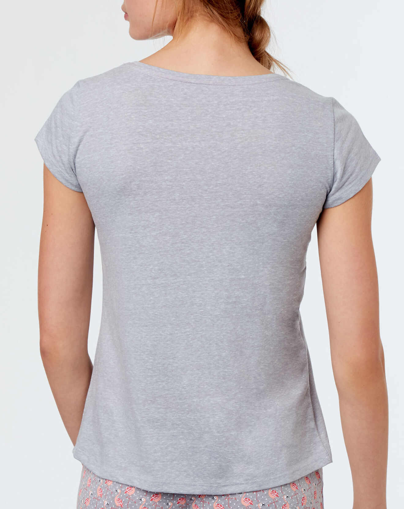 Etam Haut de pyjama Thiago à  motif gris