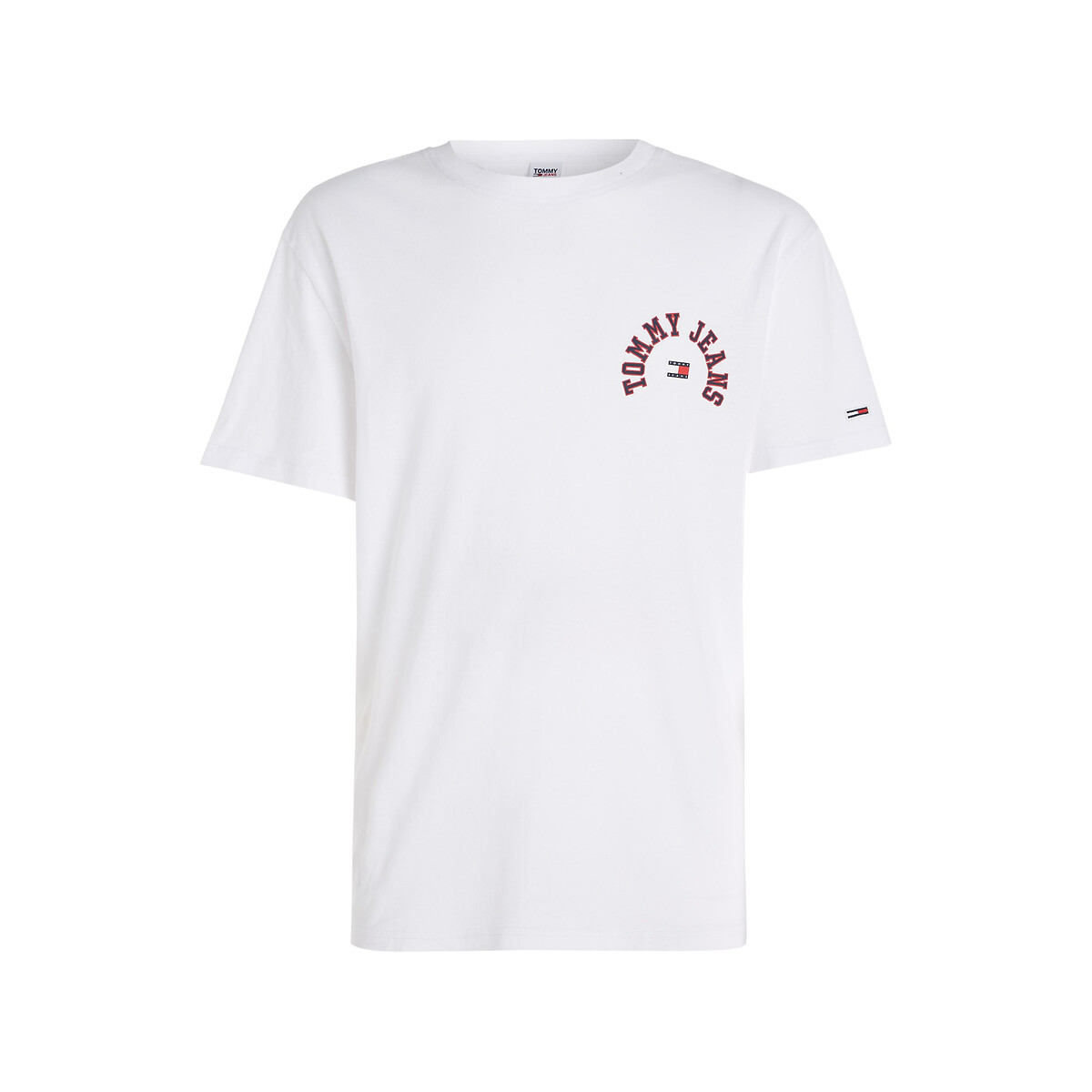 TOMMY JEANS<br>Camiseta com gola redonda e mangas curtas