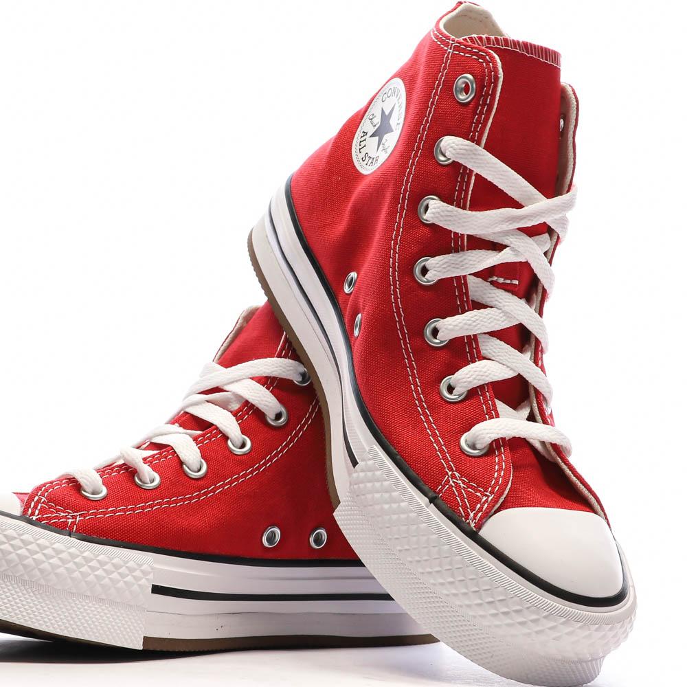 Converse Baskets Rouges Fille/Femme Converse Chuck Taylor All Star Eva Lift