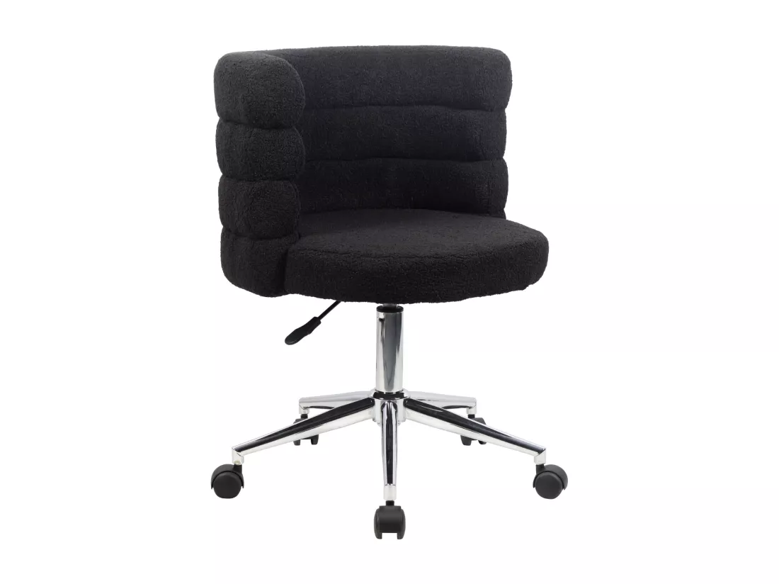 Chaise de bureau réglable en hauteur avec roulettes