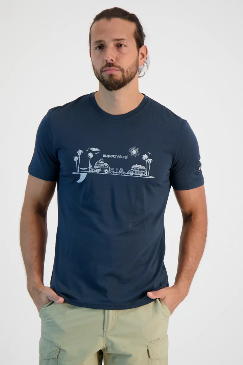 super.natural All On Board Merino Herren T-Shirt