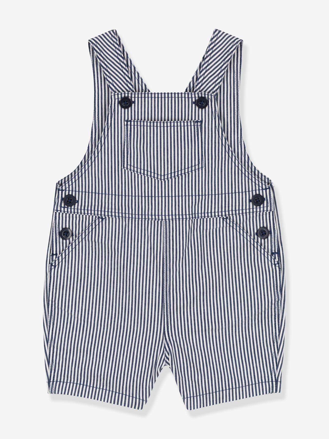 Macacão curto azul PETIT BATEAU