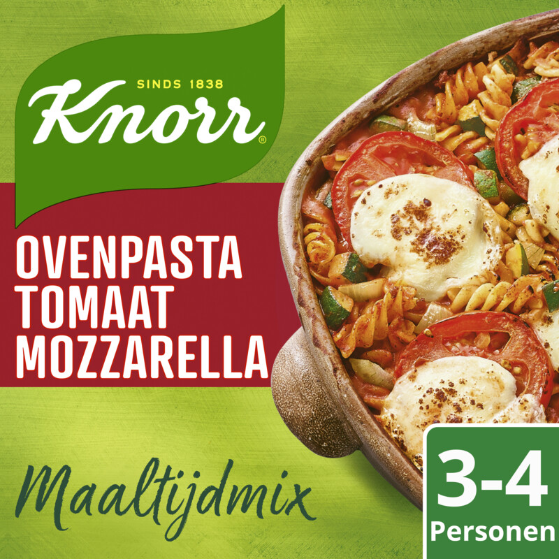 Knorr Maaltijdmix ovenpasta tomaat mozzarella