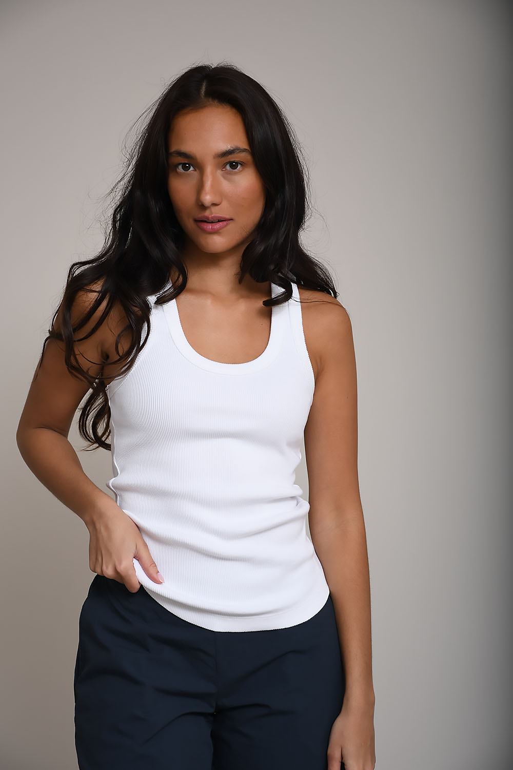 Gem cotton tank top