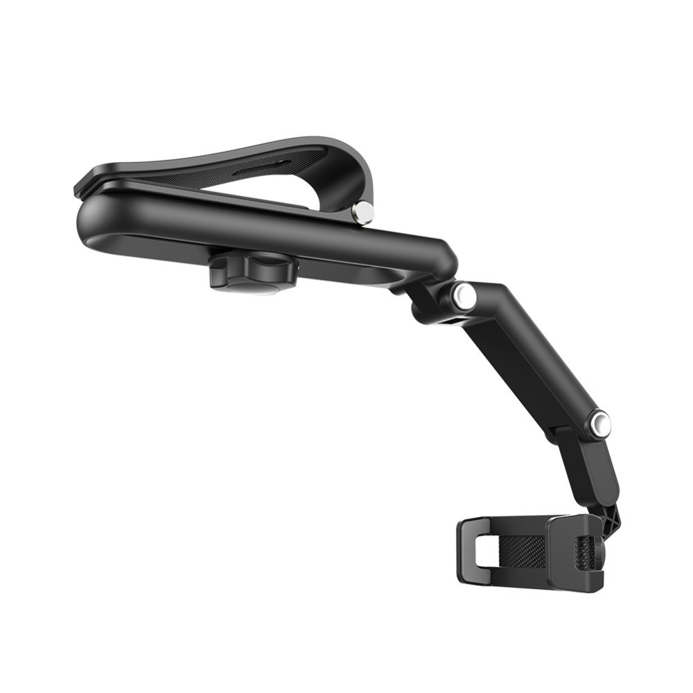 Universal Auto KFZ 360° Grad Smartphone Halterung Verstellbar für Rückspiegel / Sonnenblende - Schwarz