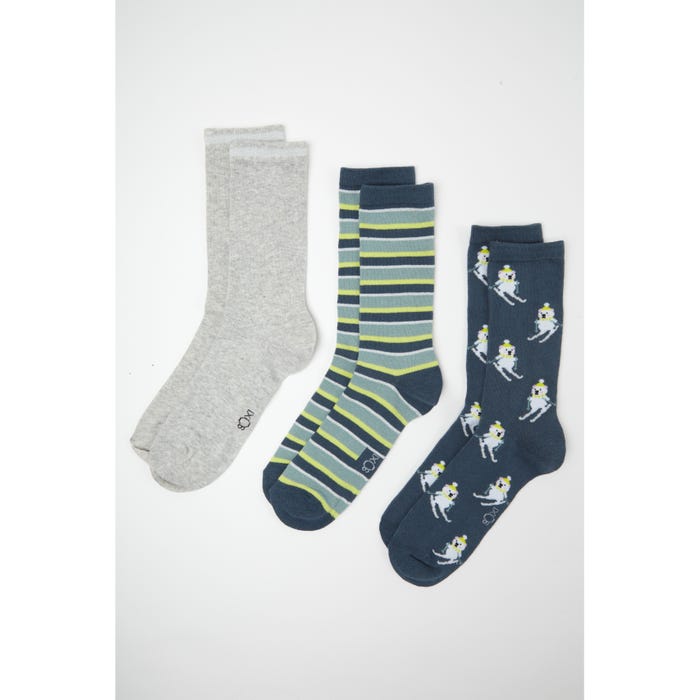 sOxi-3-pack sokken ijsbeer - sOxi
