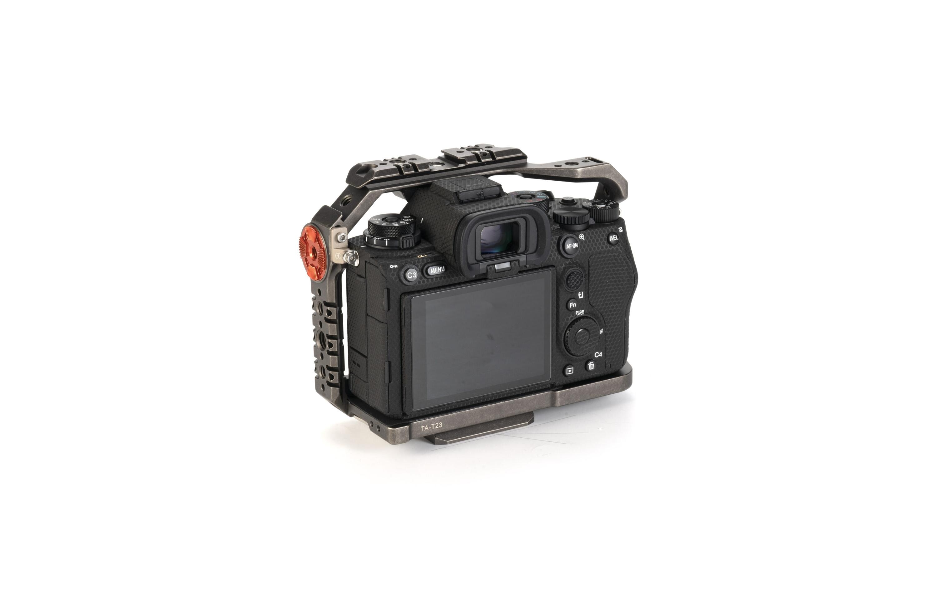 Full Camera Cage für Sony a1 - Tactical GrayBietet eine schützende Panzerung und verbessert die Funktionalität der Kamera