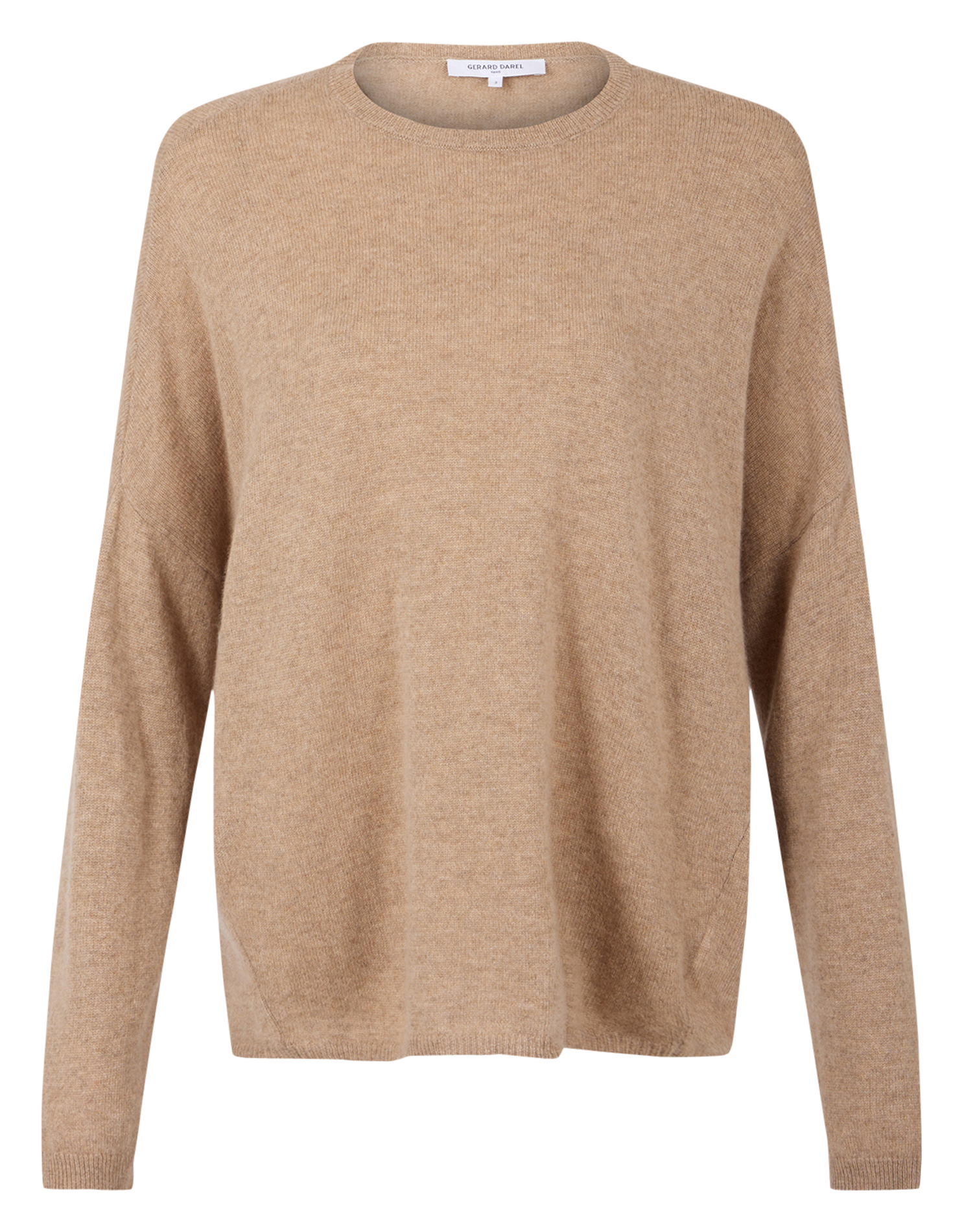 JAZMINE - Pull col rond en cachemire | Beige