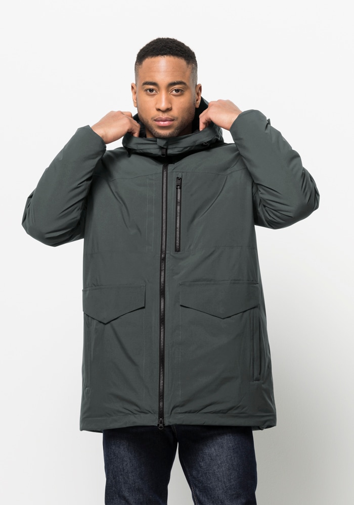 Jack Wolfskin Funktionsparka »KOENIGSBAU PARKA M« mit Kapuze