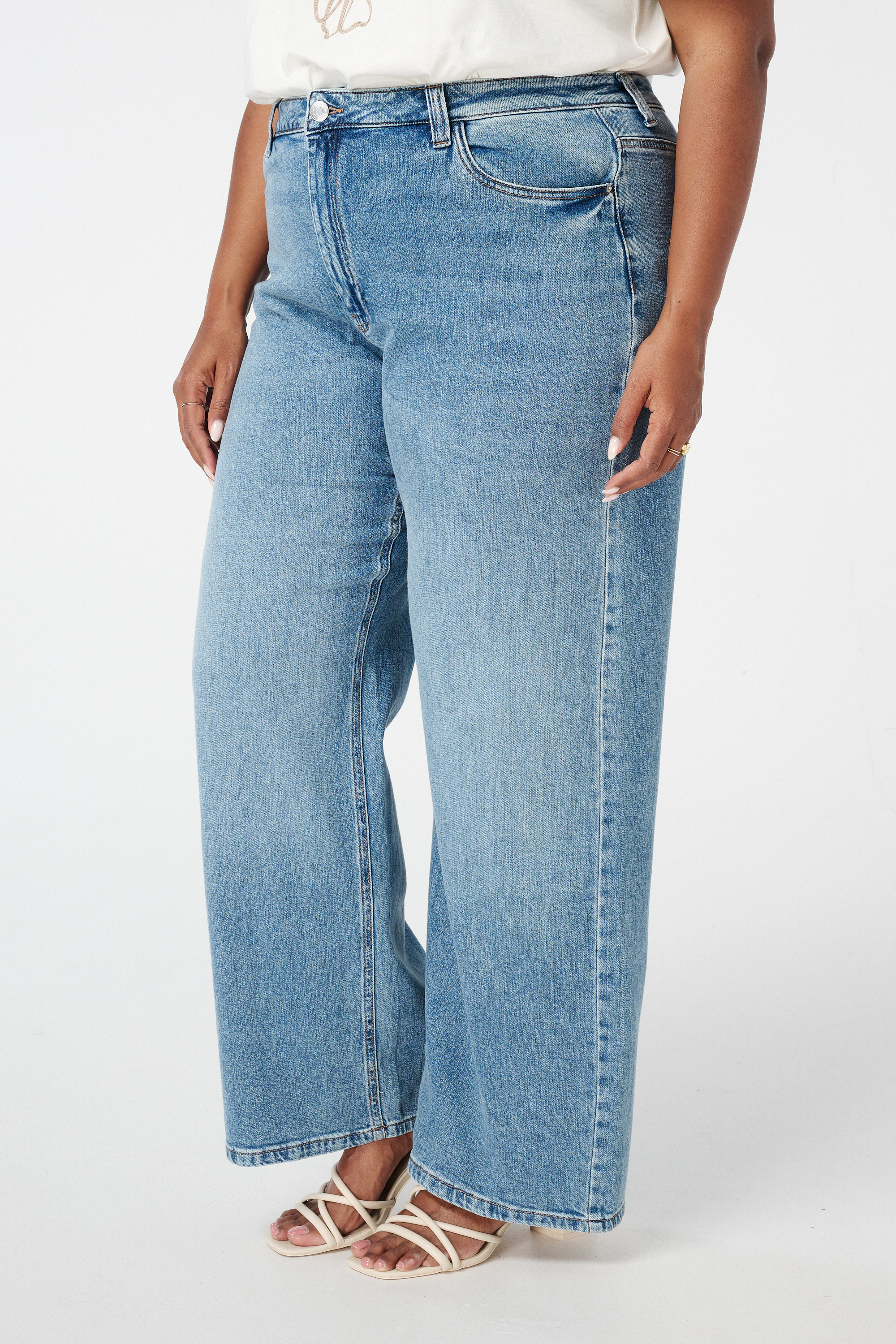 Wide leg jeans IVY Stonewash Denim
