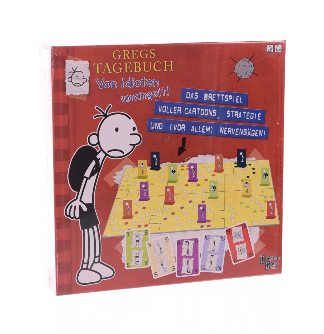 Brettspiel - Gregs Tagebuch - Von Idioten umzingelt!l Spiel Gesellschaftsspiel Kinder Jugendliche