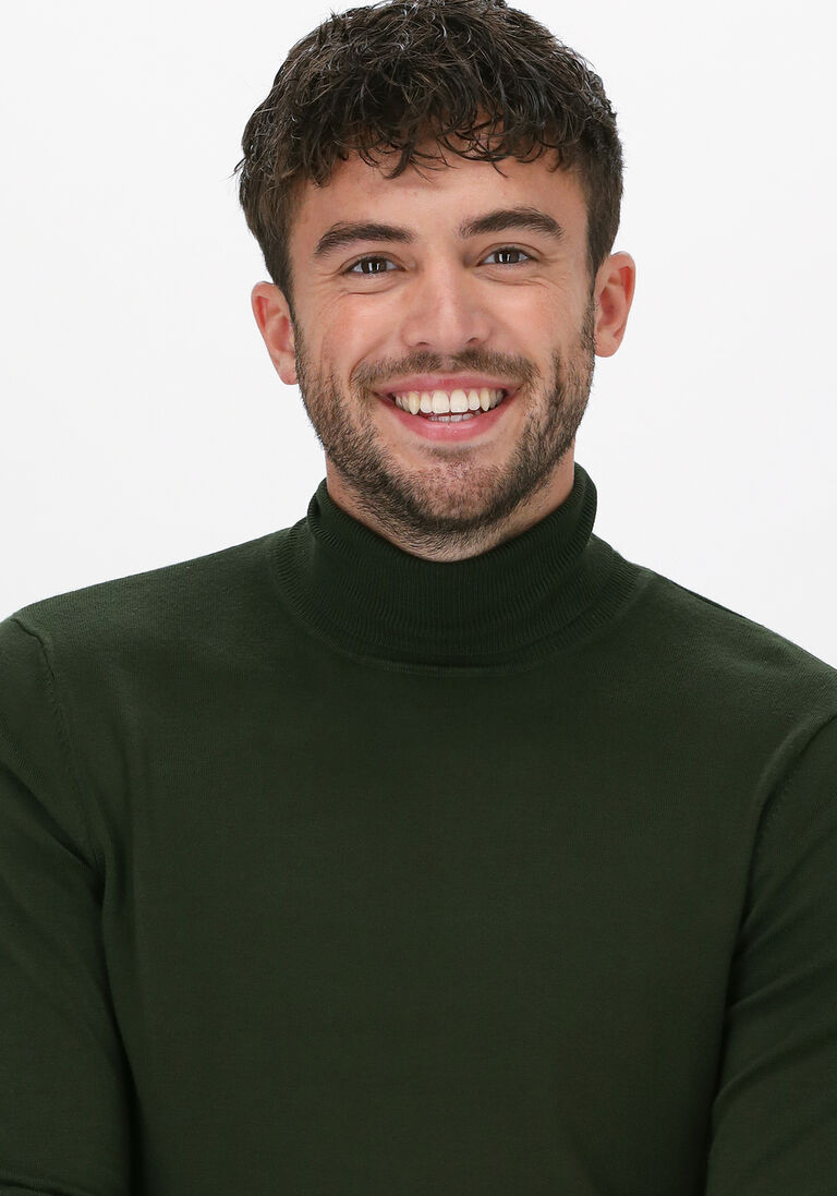 PUREWHITE donkergroene purewhite coltrui essential knit turtleneck