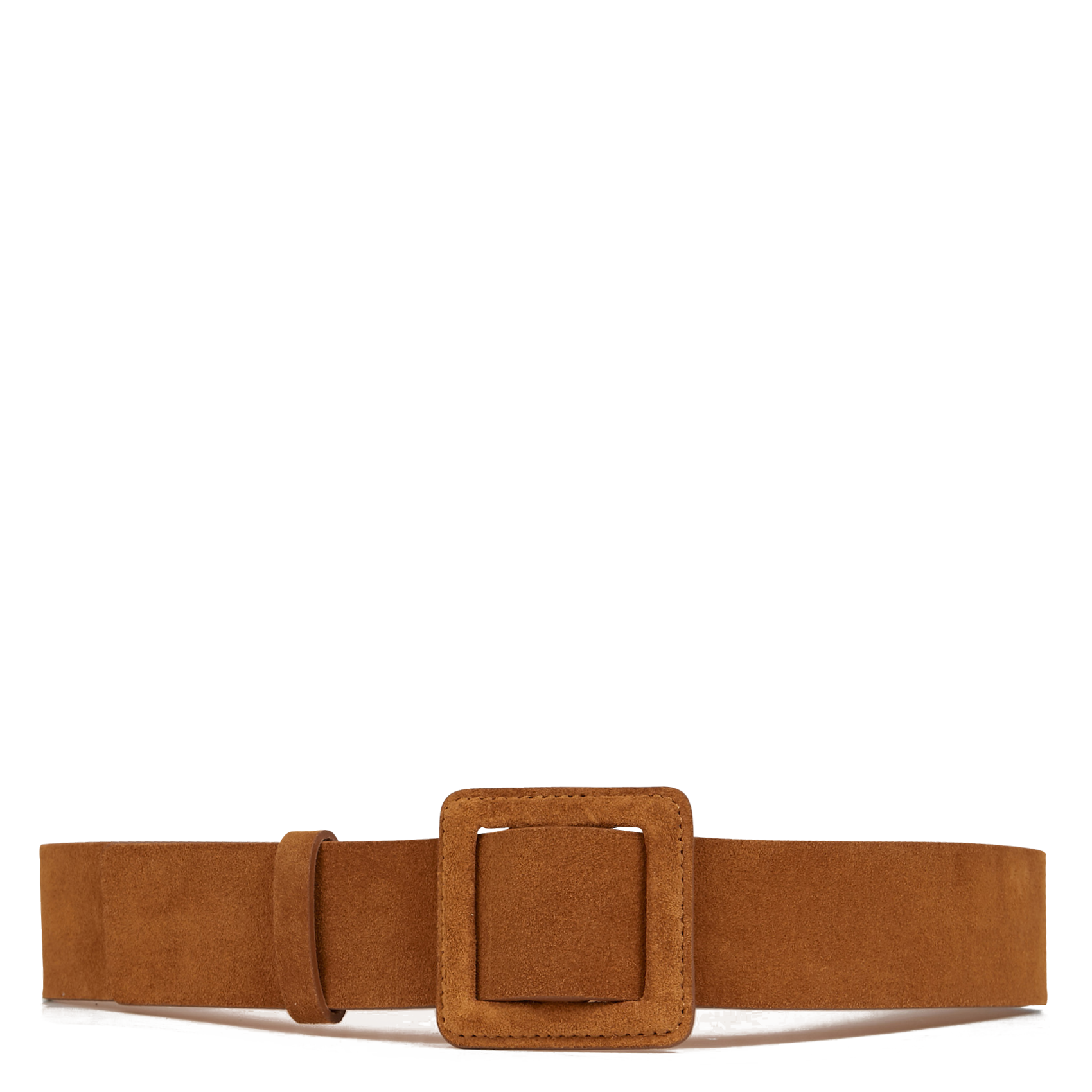 BETTY - Ceinture à boucle en cuir | Marron