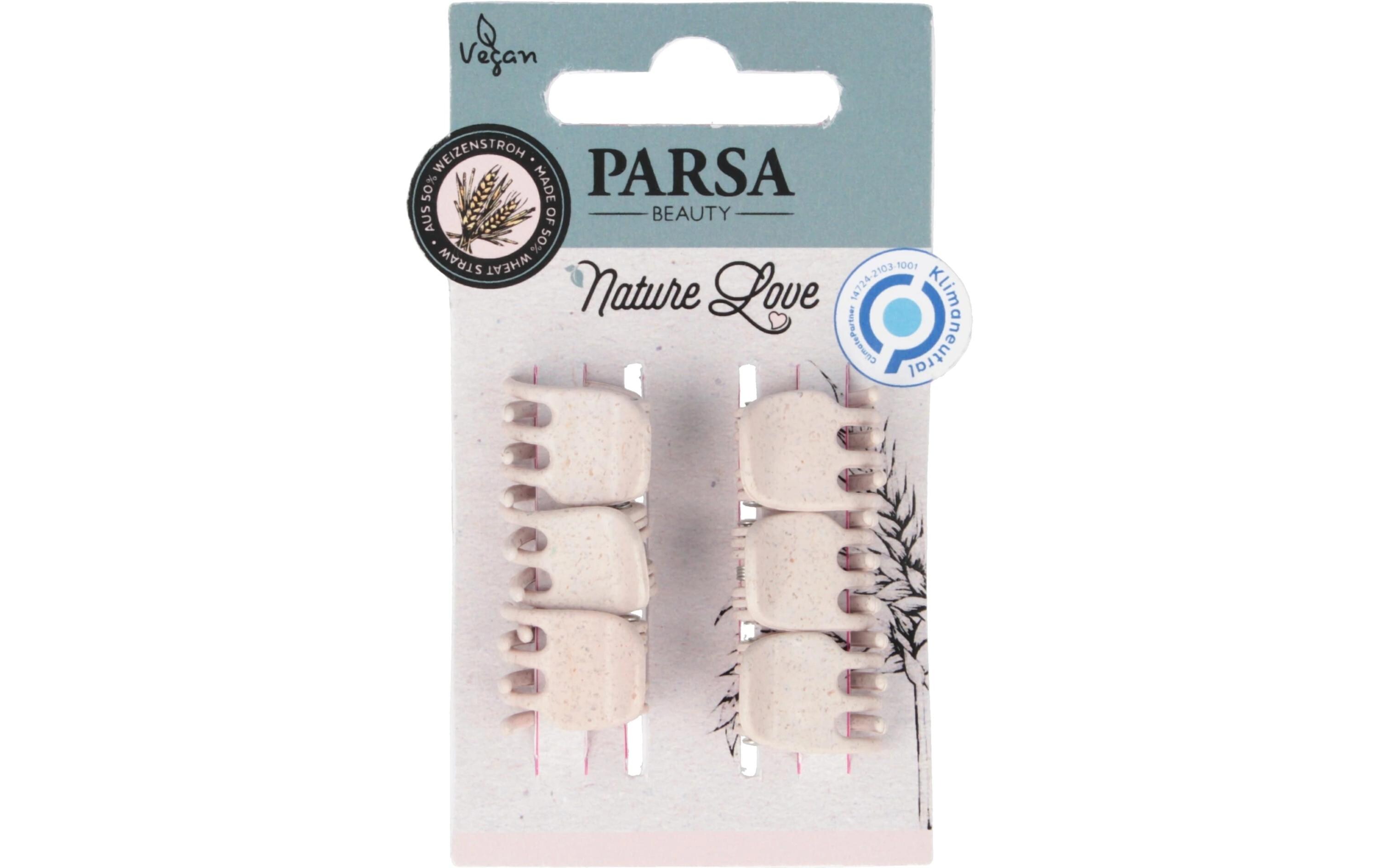 Haarklemme Nature Love Rosa 6 StückStilvolle Clips für jeden Look