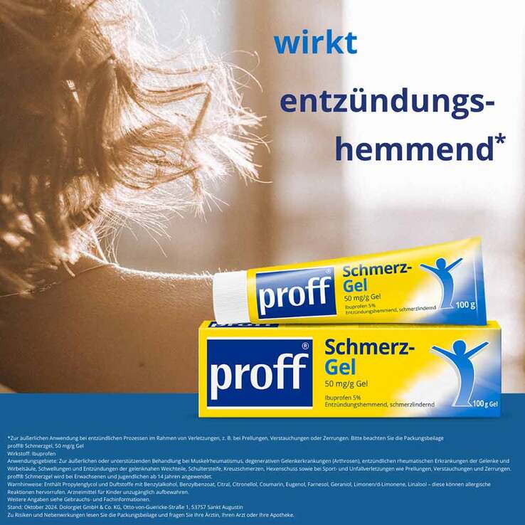 Proff Schmerzgel 50 mg/g, 100 g