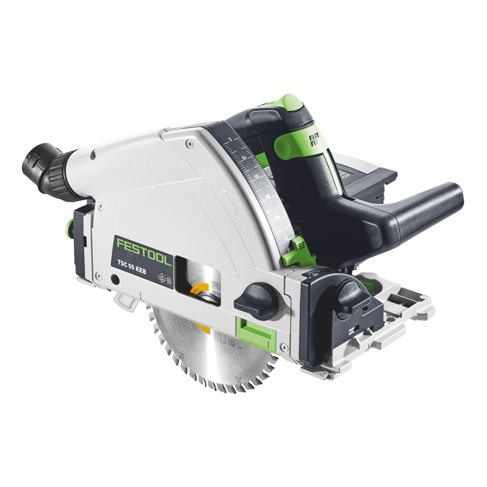 Festool TSC 55 KEB-Basic Accu-invalzaag 18 V / 36 V (2x 18 V) 160 mm Borstelloos (576712) + Systainer - zonder accu, zonder lader (opvolger van 201395)