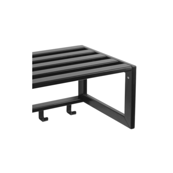 Garderobekapstok 6 haken Max zwart ijzer