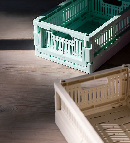 Made Crate Klappbox - Mini - 24x17x9,5 cm - Milch