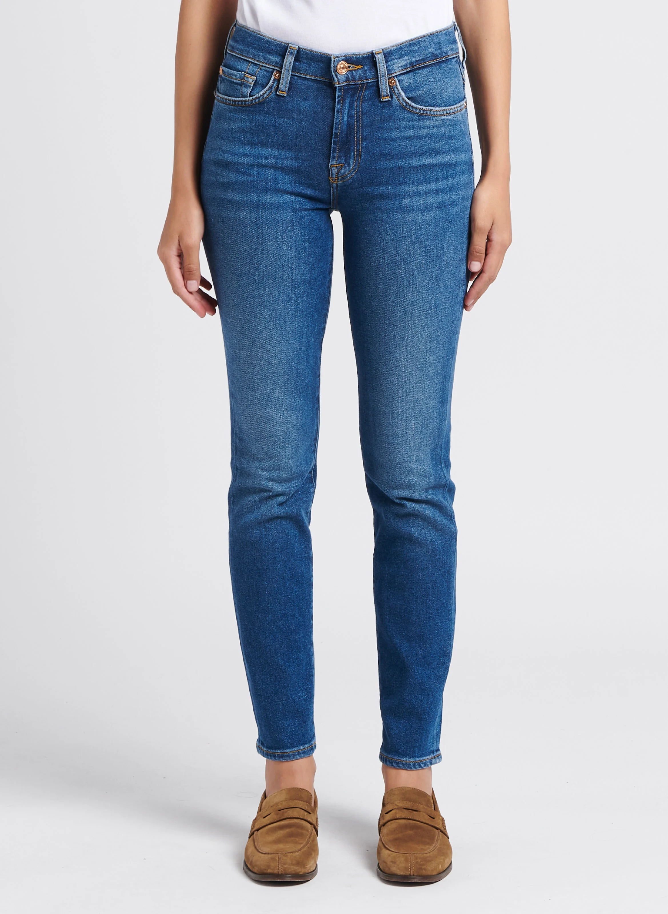 ROXANNE - Jean slim stretch | Bleu