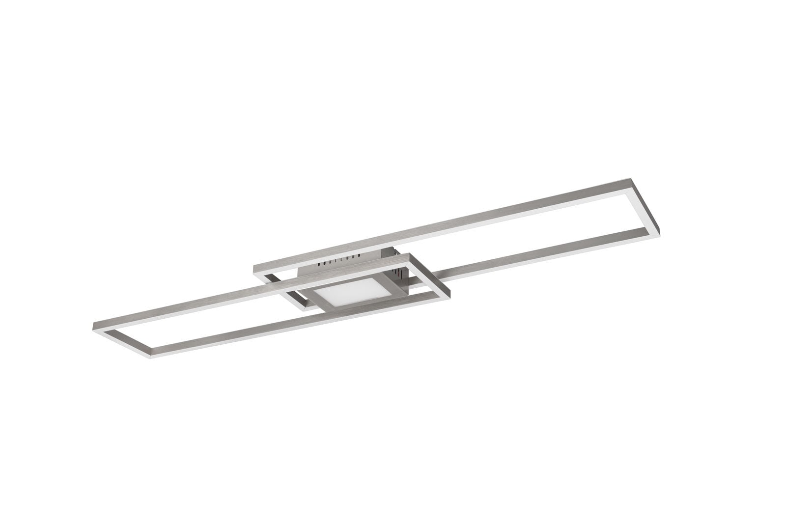TRIO LED Deckenlampe GANADO 21 x 110 cm nickelfarbig