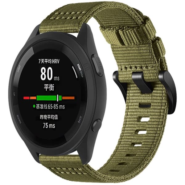 INF Nylonklokkereim for Garmin Forerunner 255/265/245 Smartwatch
