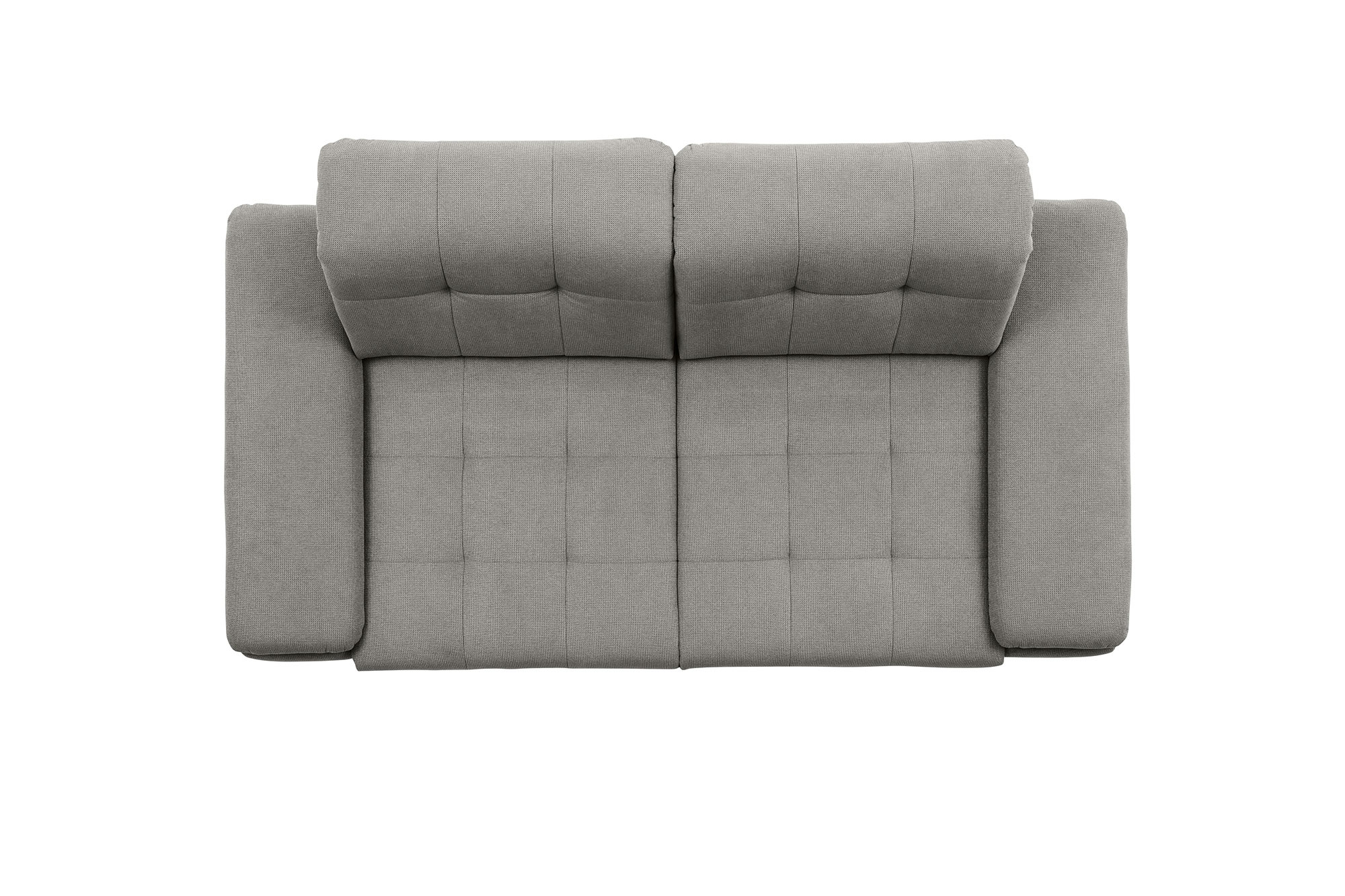 polsterpower 3-Sitzer-Sofa - Belle silver - Basismodell