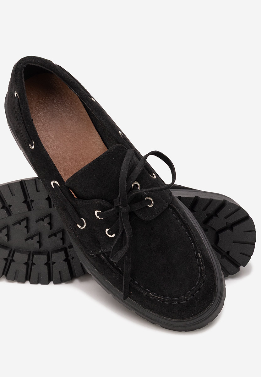 Chaussures casual femme noirs Valoria