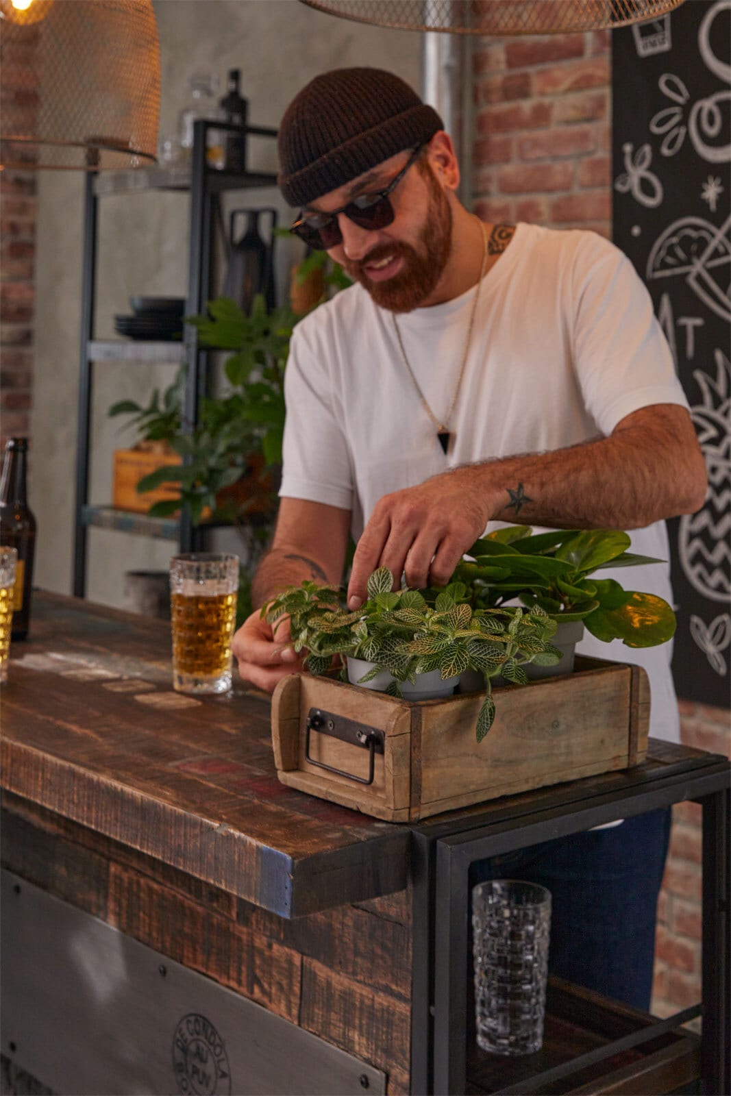 Bar WOODEN INDUSTRY Mango massiv
