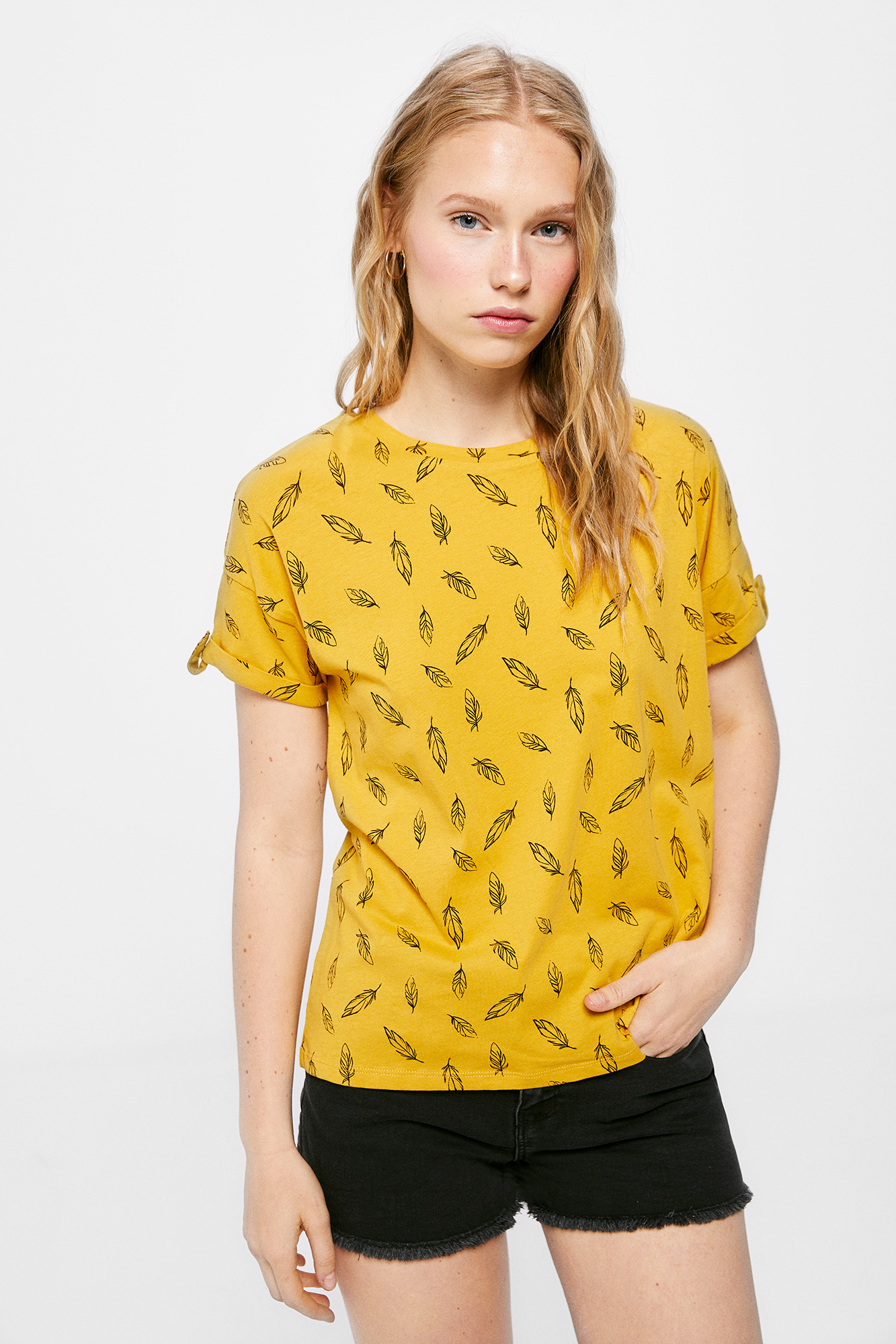 Camiseta com estampa gráfica