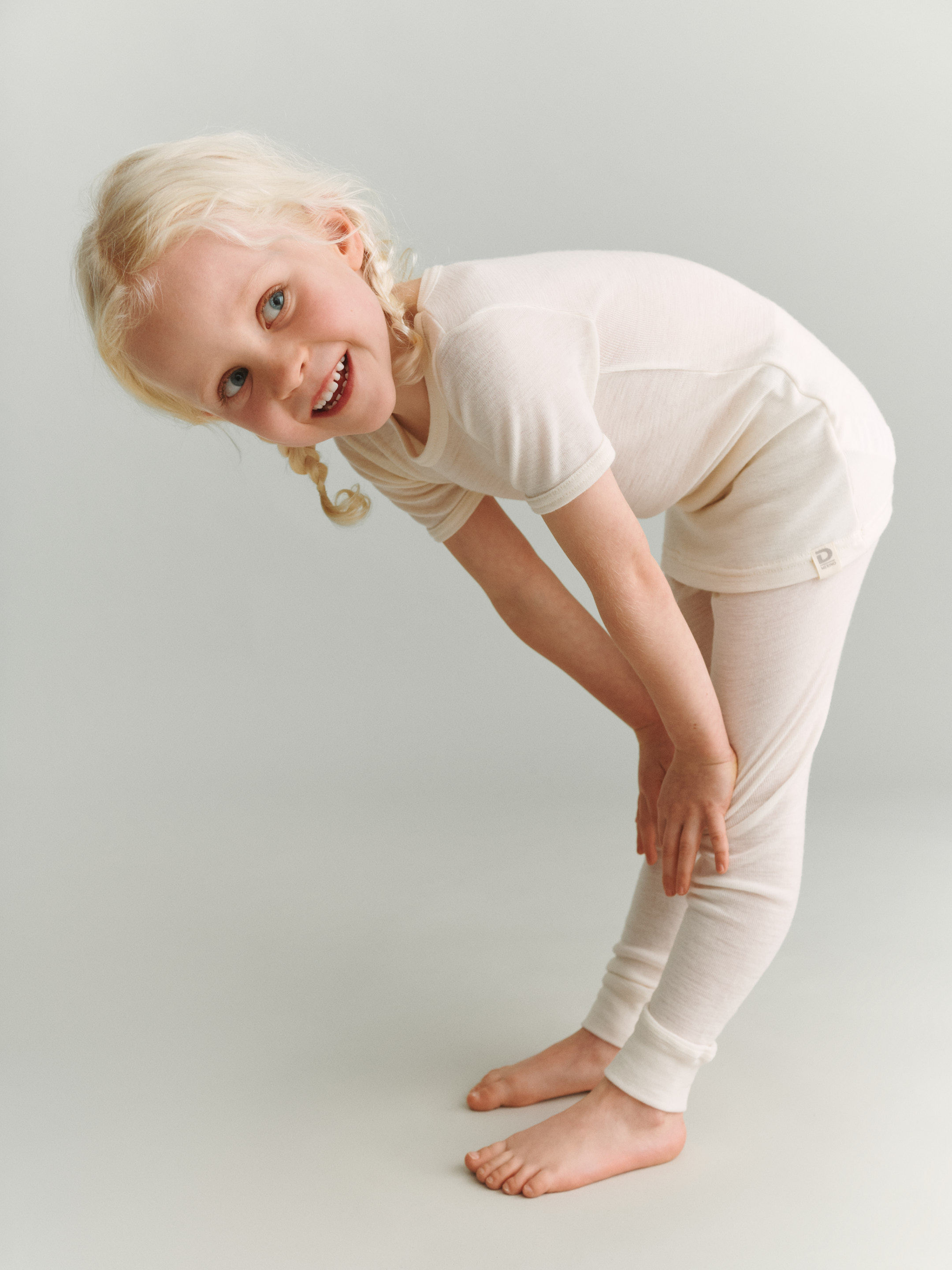 Legging van merinowol voor kinderen in Natuur