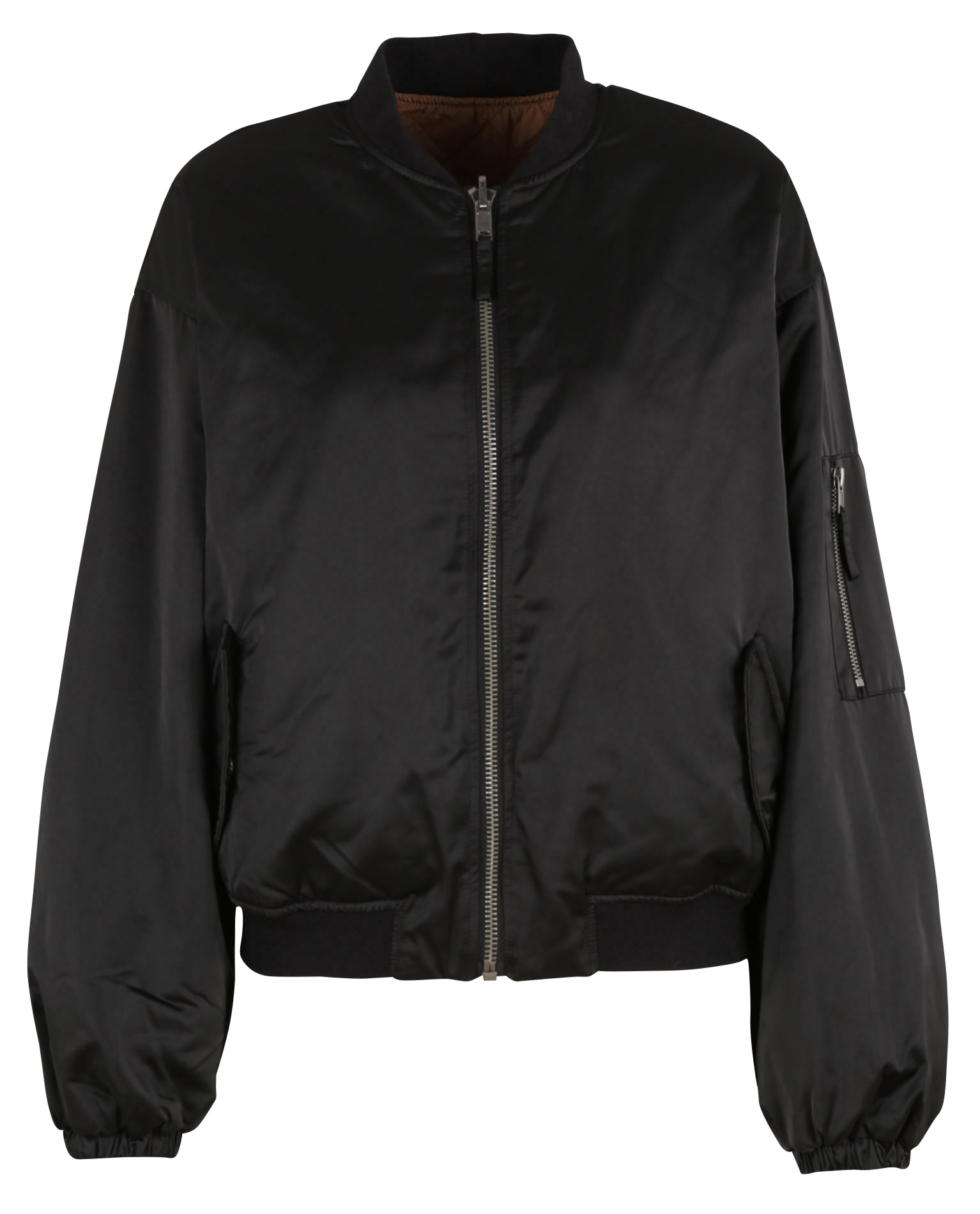 Blouson matelassé court| Noir