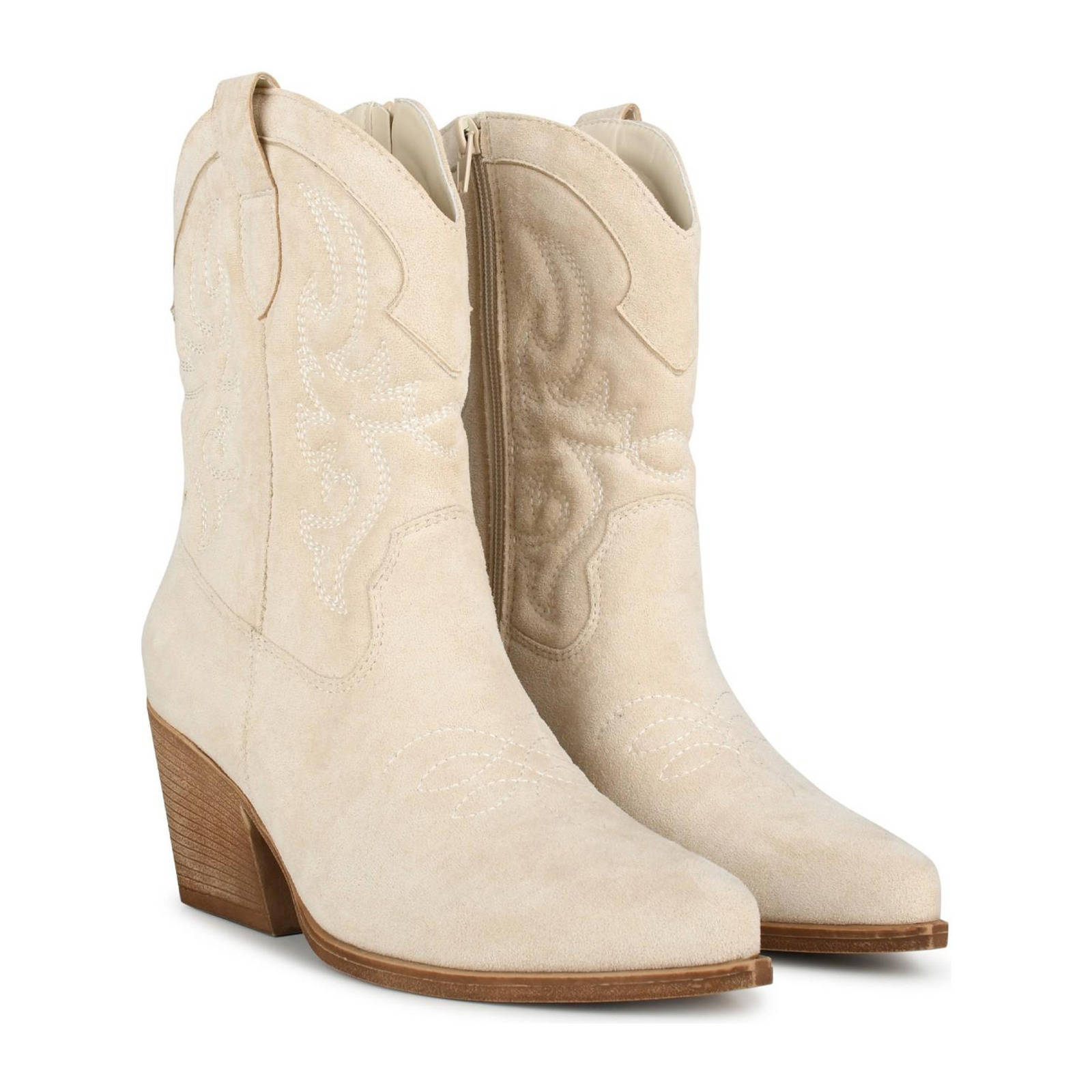 POSH by Poelman Juul  cowboylaarzen lichtbeige