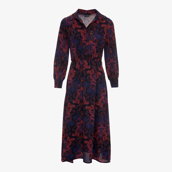 TwoDay dames jurk met blauw/roze print