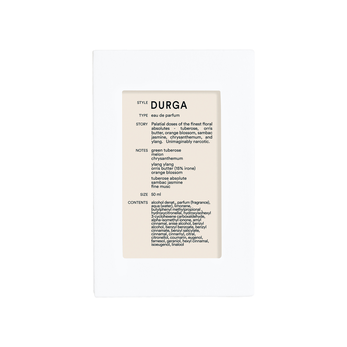 Durga Eau de Parfum 50ml