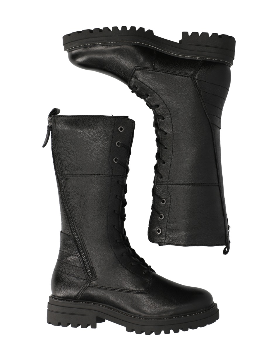 Glattleder Stiefel